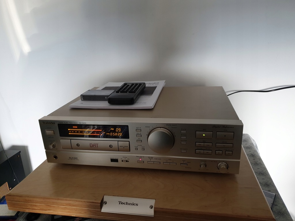 Cyfrowy Technics SVDA10 DAT+Pilot oryg 8890281146