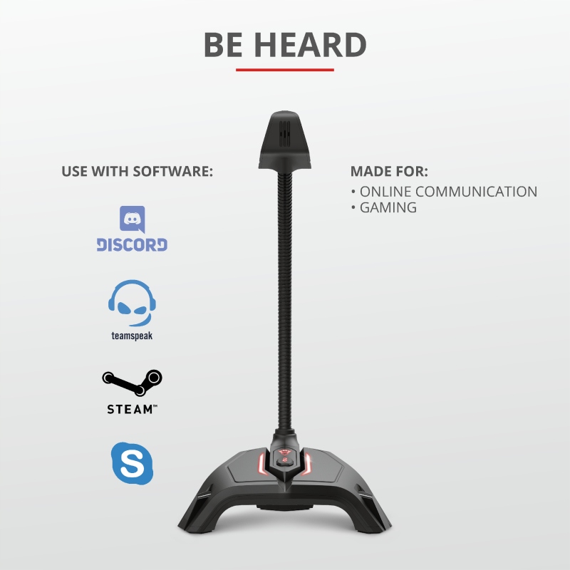 MIKROFON TRUST GXT 215 Zabi LED-Illuminated USB