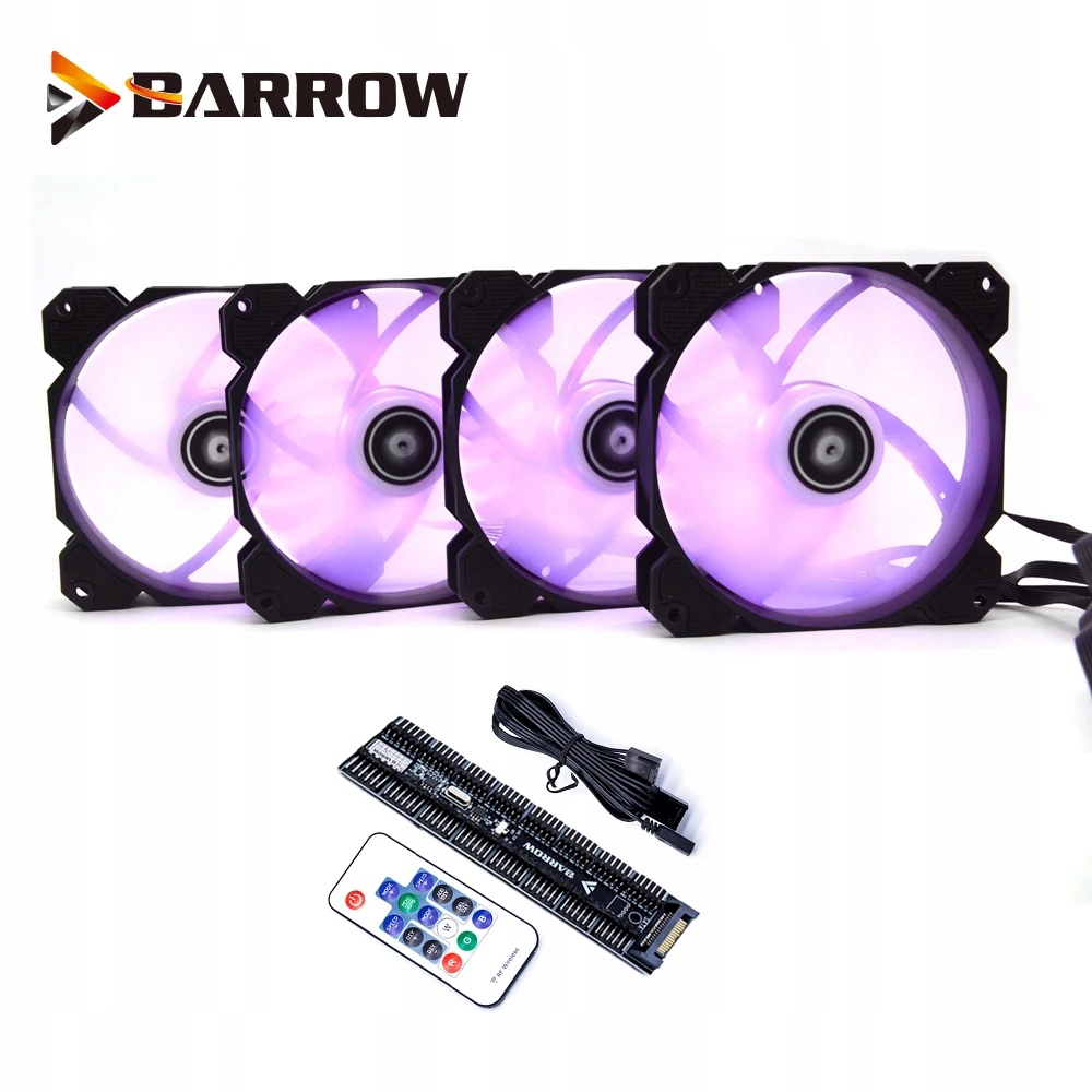 Barrow PWM Size 120*120mm Fan Use for Radiator Computer Case with 5V A-RGB