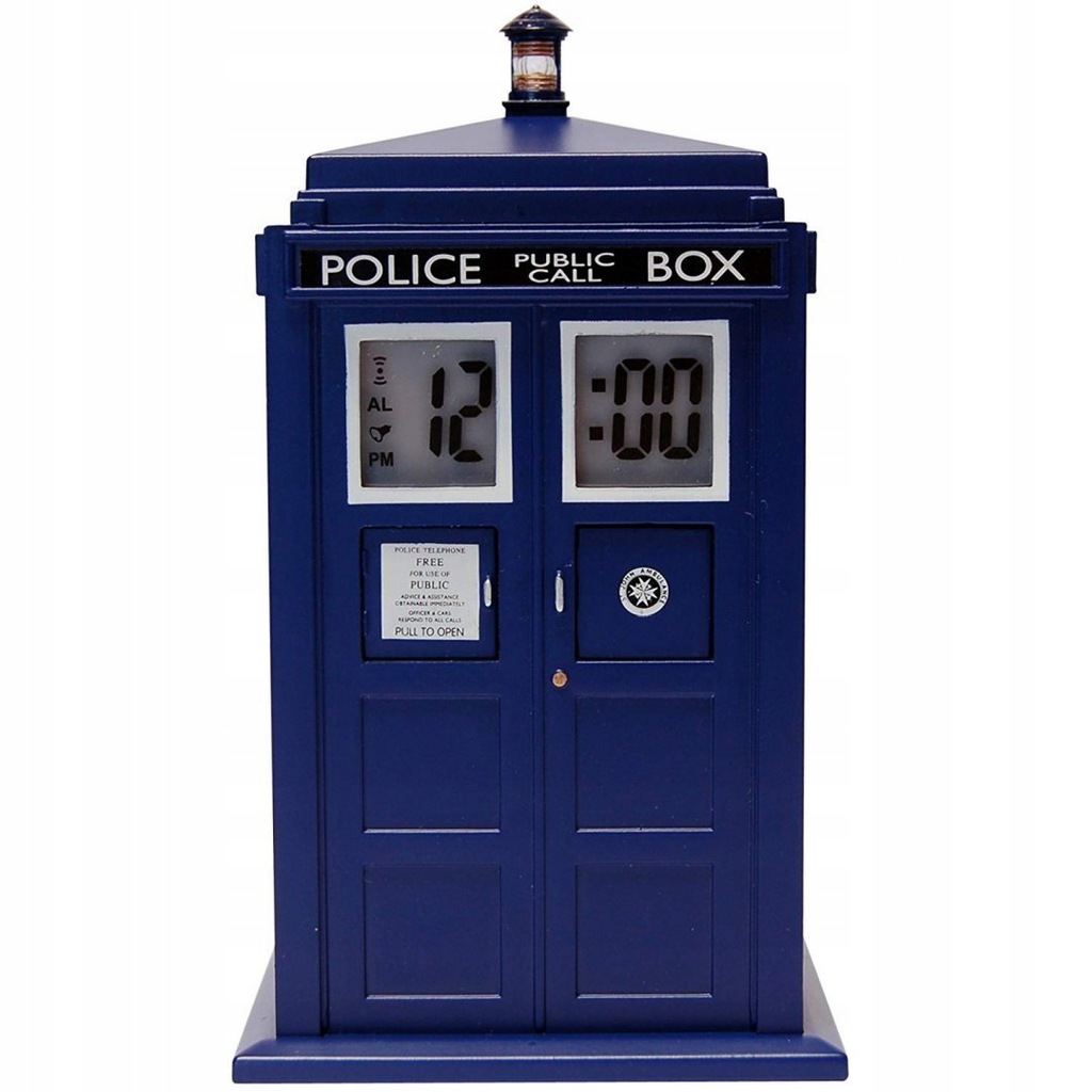 D4159 bbc Doctor who budzik 14 cm