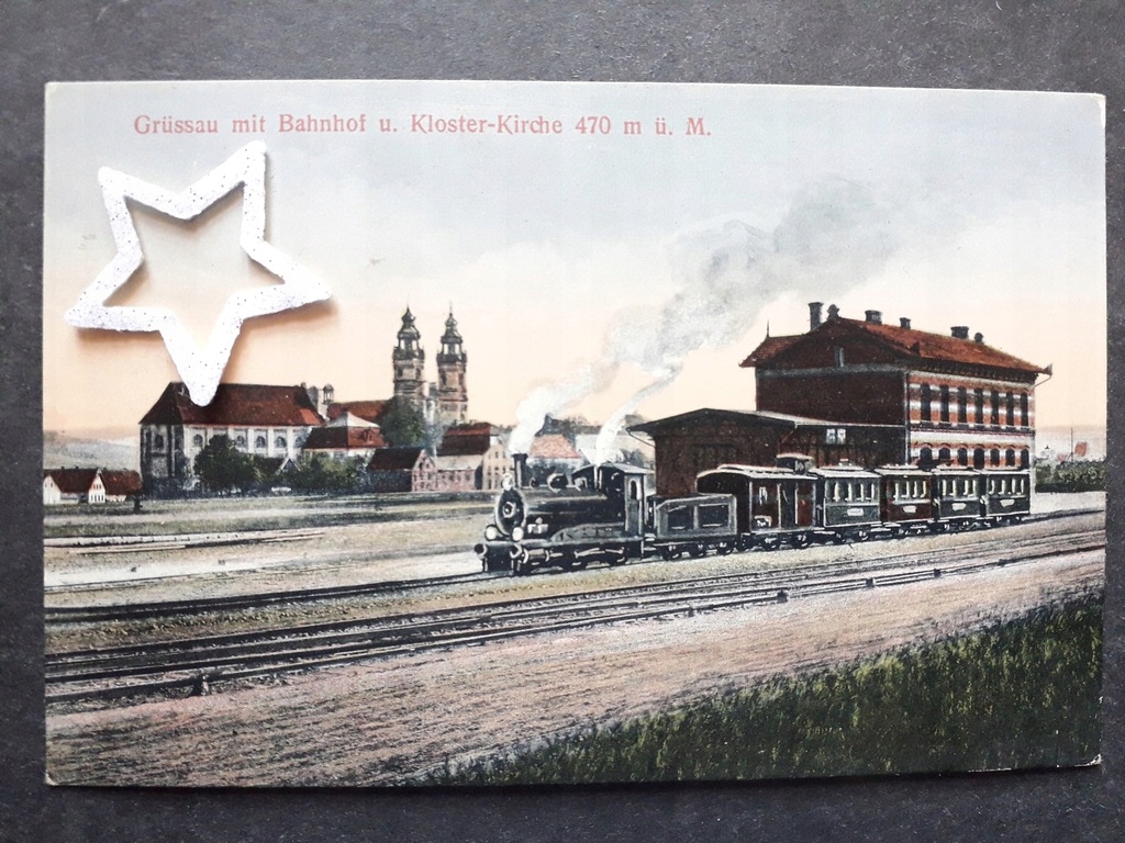 KRZESZÓW/Kamienna Góra Dworzec Pociąg 12928722710 oficjalne