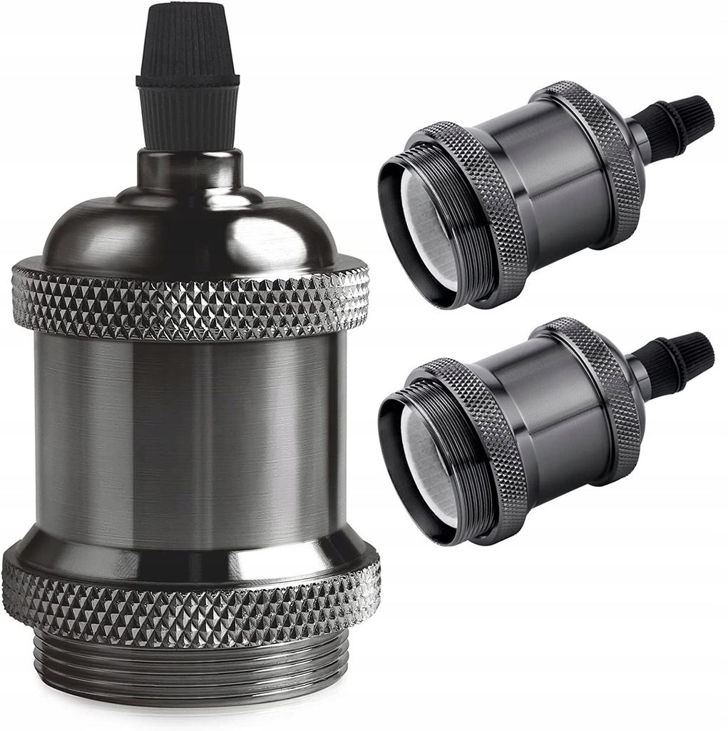 3x Oprawka E27 dekoracyjna do żarówki EDISON