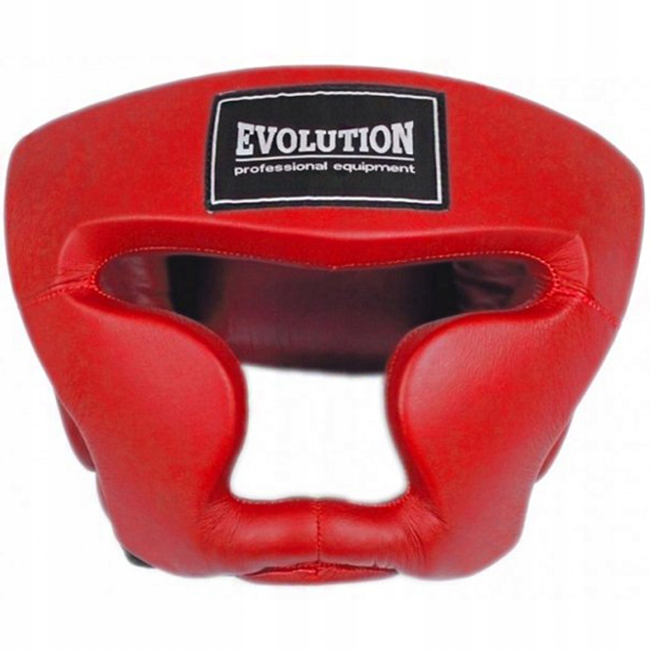 Kask bokserski Evolution treningowy czerwony OG-23