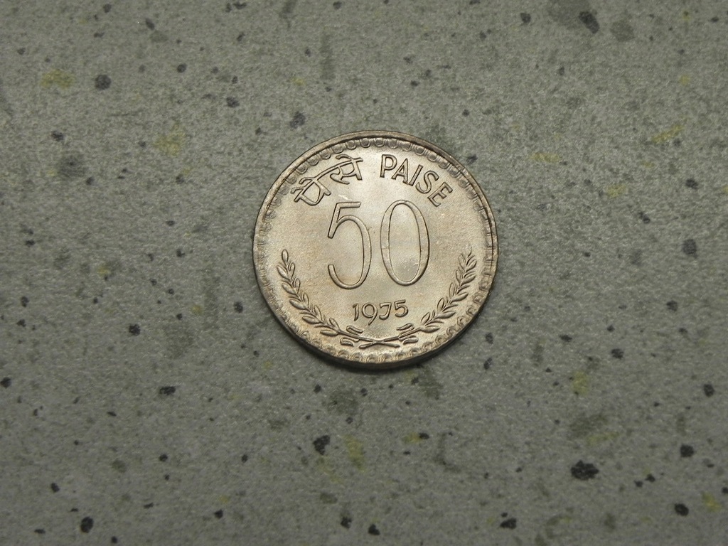 9153/ 50 PAISE 1975 INDIE