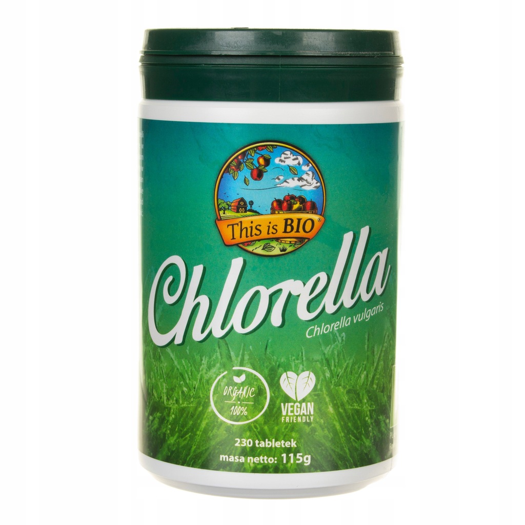 This is Bio Chlorella 100% Organic 230 tabletek