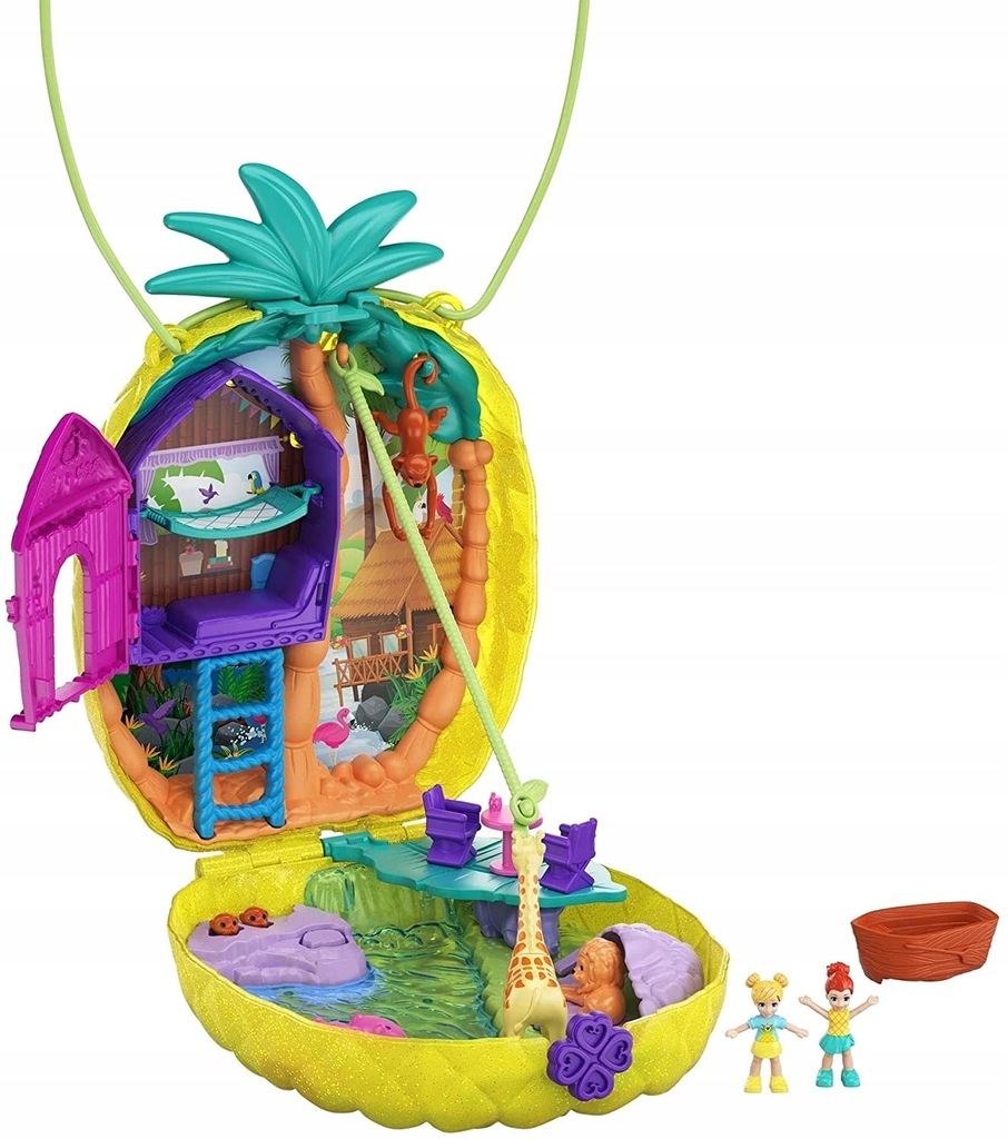 POLLY POCKET ZESTAW ANANASOWA TOREBKA GKJ64