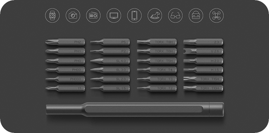 Купить Набор прецизионных отверток Xiaomi Mi Wiha 24в1: отзывы, фото, характеристики в интерне-магазине Aredi.ru