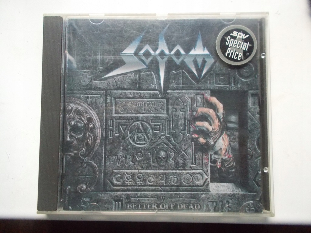 Sodom - Better off Dead cd! SPV stare wyd. Unikat