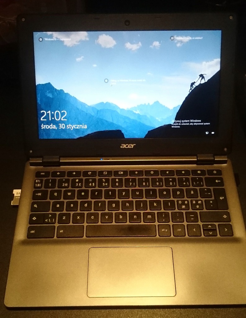 Acer C730 11,6 HD N2840 4GB 32GB Win10+ChromeOS!