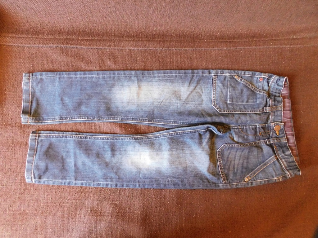# Spodnie jeans 128 dla chłopca #