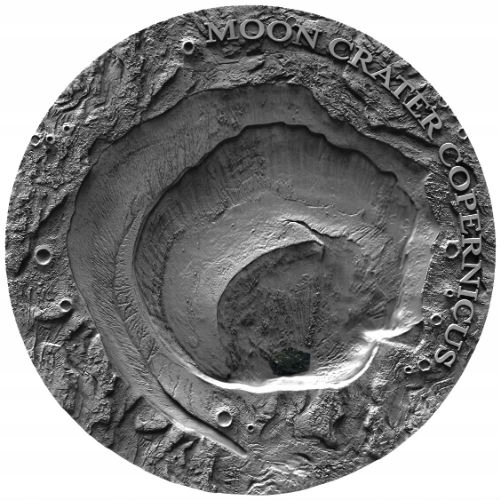 COPERNICUS MOON CRATER -NWA 8609 - Niue 1$ 2019 r