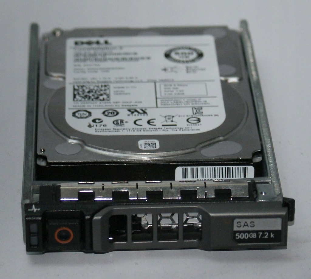Dell 500GB SAS 6 Gbps 16MB 2,5 R-seriess w ramce