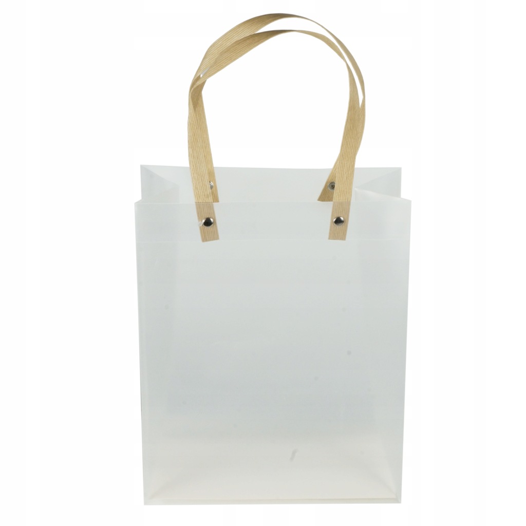 Przezroczysta torebka prezentowa na kwiaty 37 cm