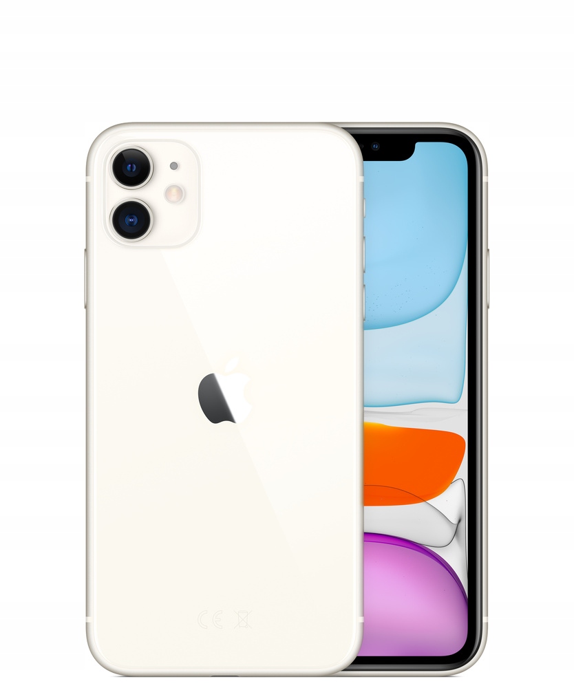 Super ---- Apple iPhone 11 64GB --- White / Biały