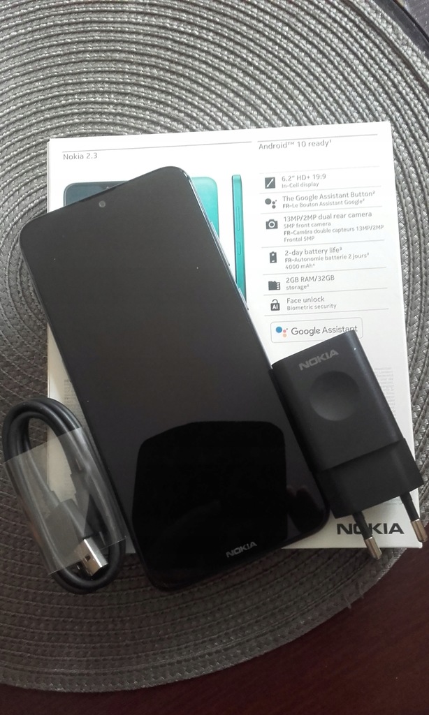 TELEFON SMARTFON NOKIA 2.3/32 ANDROID NOWY