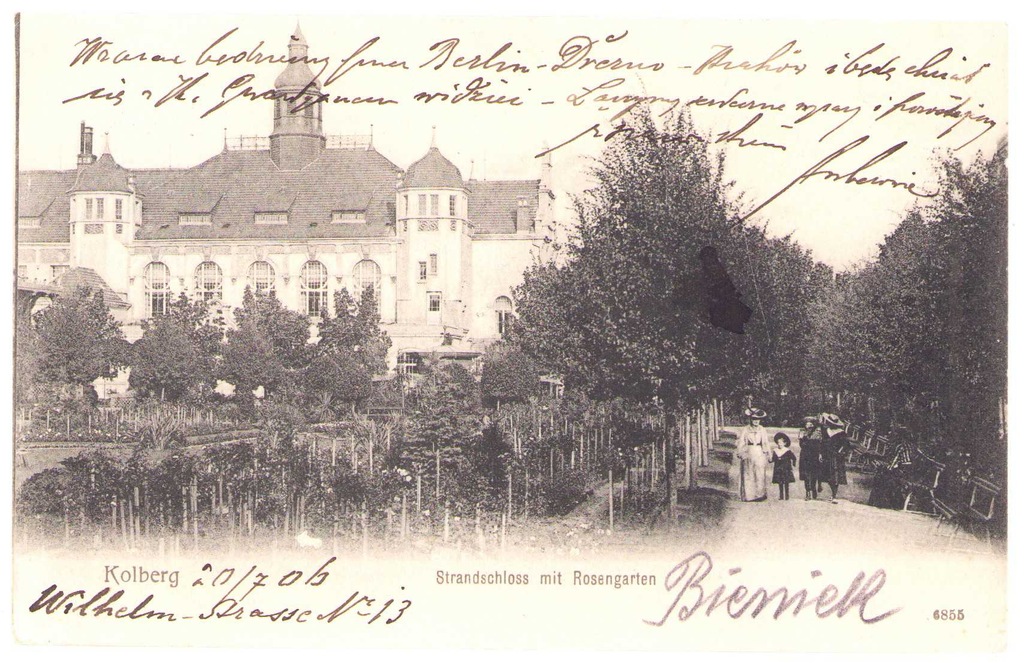 KOŁOBRZEG-Kolberg Strandschloss mit..1906 Kraków