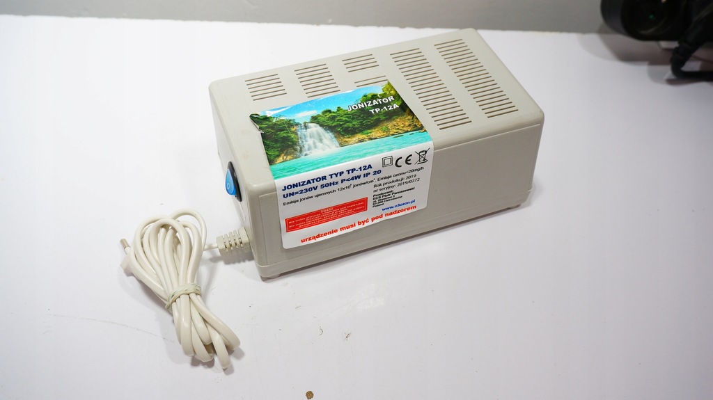 POLSKI JONIZATOR POWIETRZA TP-12 12 MLN. JONÓW