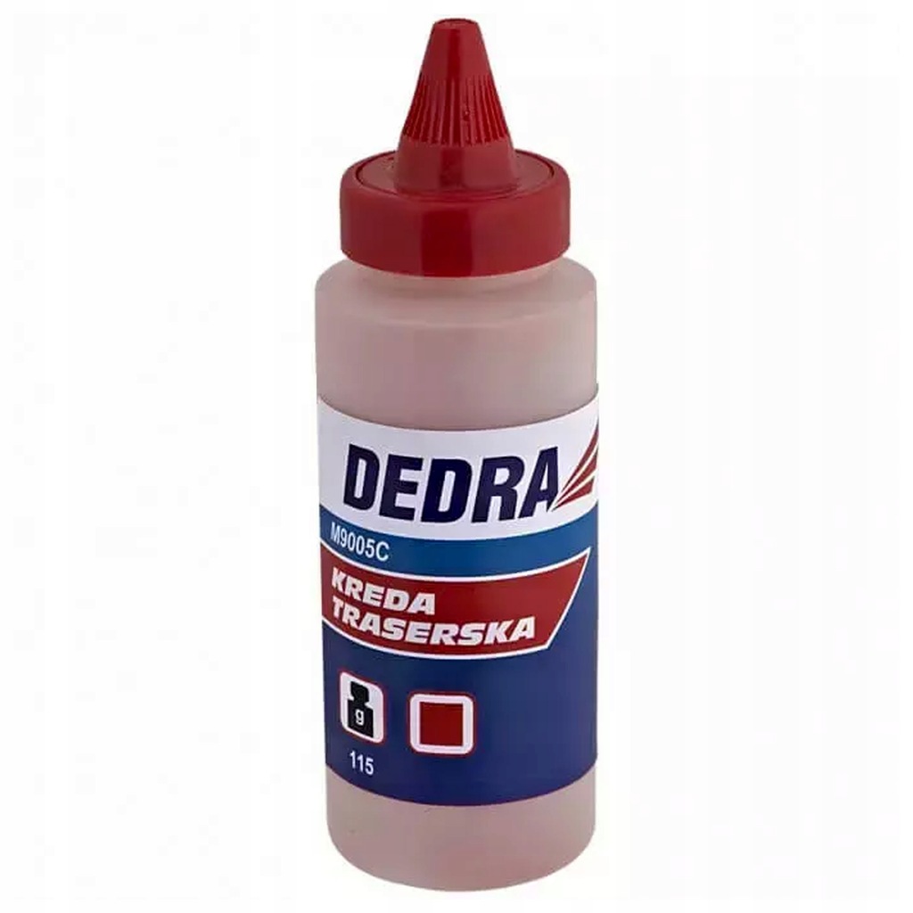 Kreda traserska murarska czerwona 115g DEDRA M9005