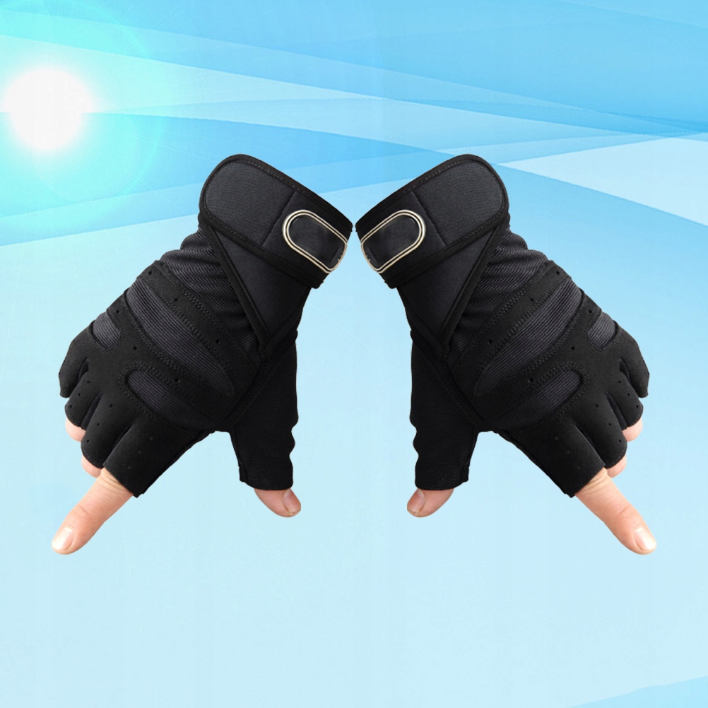 1 Pair Sports Half-finger Gloves Men Outdoor Glove