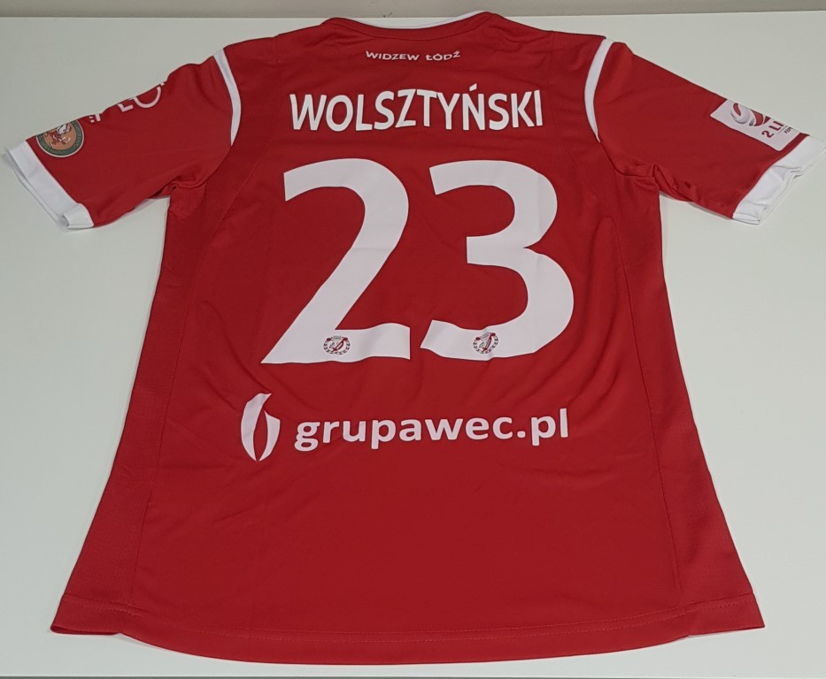 Widzew Łódź, Wolsztyński - koszulka z autografami.