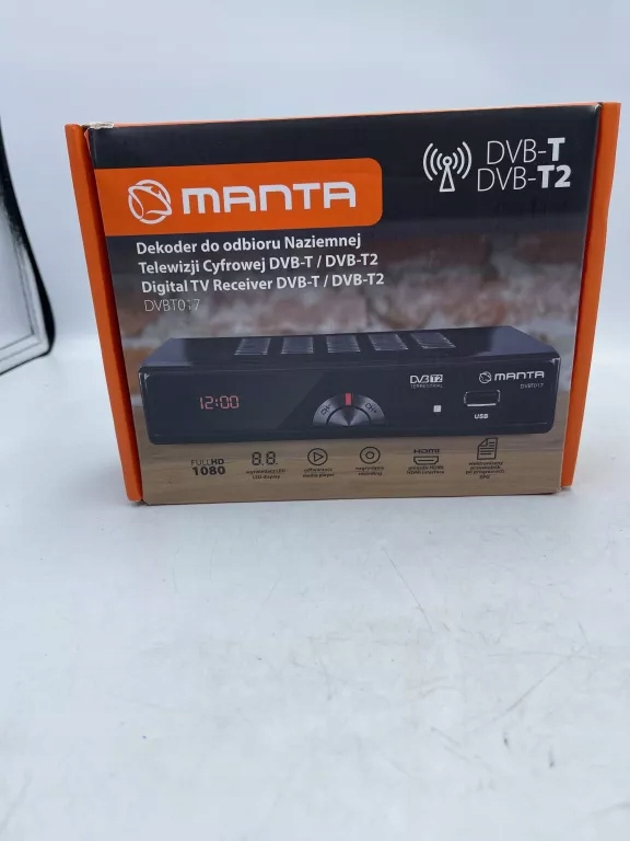 DEKODER DVB-T 2 MANTA DVBT017
