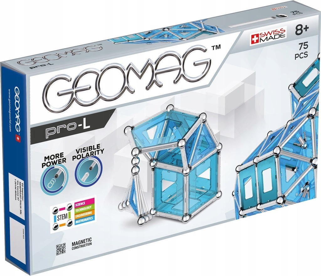 GEOMAG Klocki magnetyczne PRO-L - 75 elementów