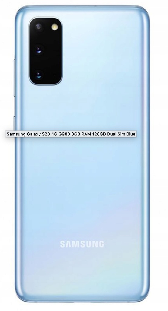 Купить Samsung Galaxy S20 СИНИЙ 8/128 ГБ ОБЛАЧНО-СИНИЙ ЕС: отзывы, фото, характеристики в интерне-магазине Aredi.ru