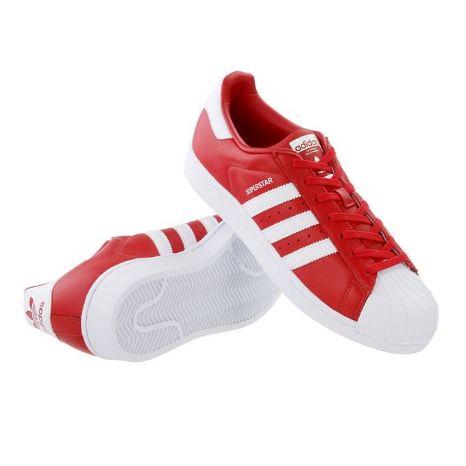 adidas superstar czerwone