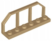 LEGO Płotek Barierka 1x6 Ciemny Piaskowy Dark Tan 6271648 6583