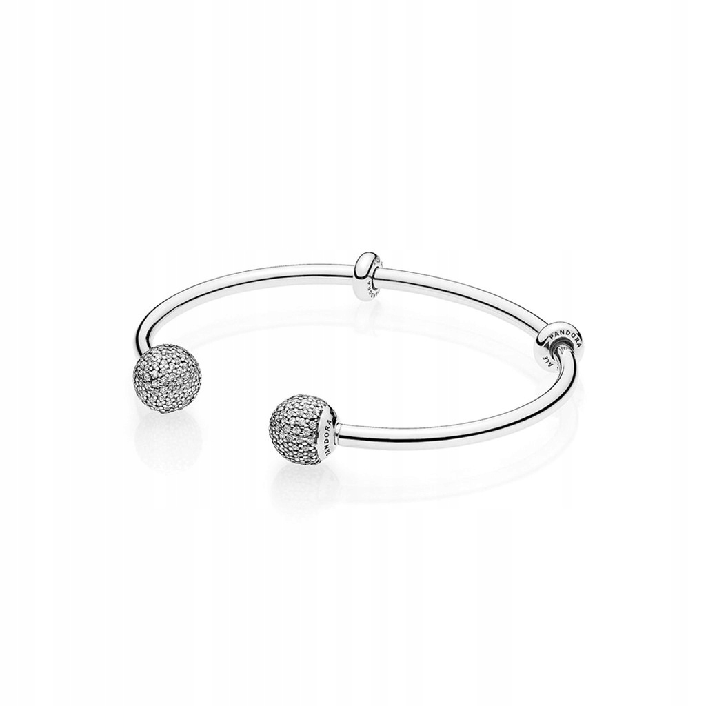 Bransoletka Pandora Momets 596438CZ otwarta bangle