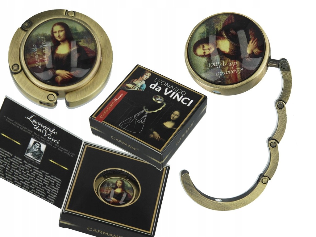 Wieszak na torebkę - L. da Vinci, Mona Lisa (CARMA
