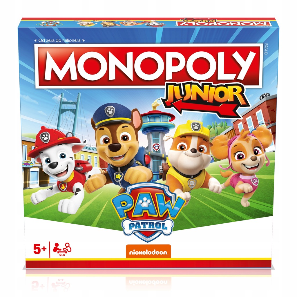 Winning Moves Monopoly Junior PSI PATROL nickelodeon