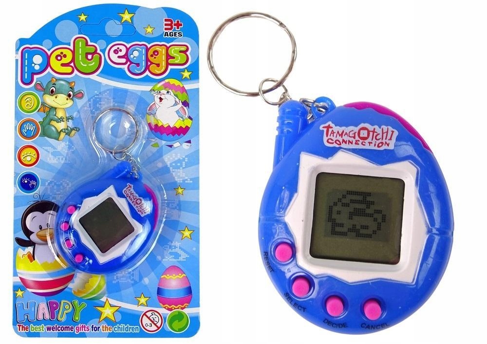 TAMAGOTCHI W JAJKU ZWIERZĄTKO NIEBIESKIE, LEANTOYS