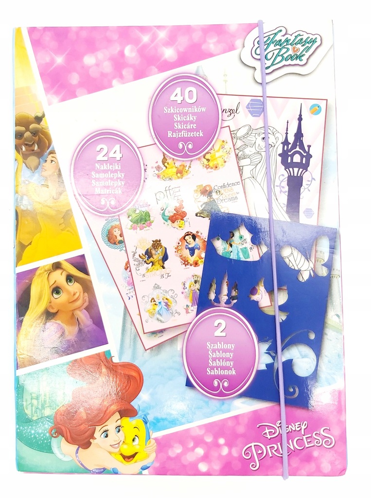 Szkicownik Fantasy Book Księżniczki Disneya