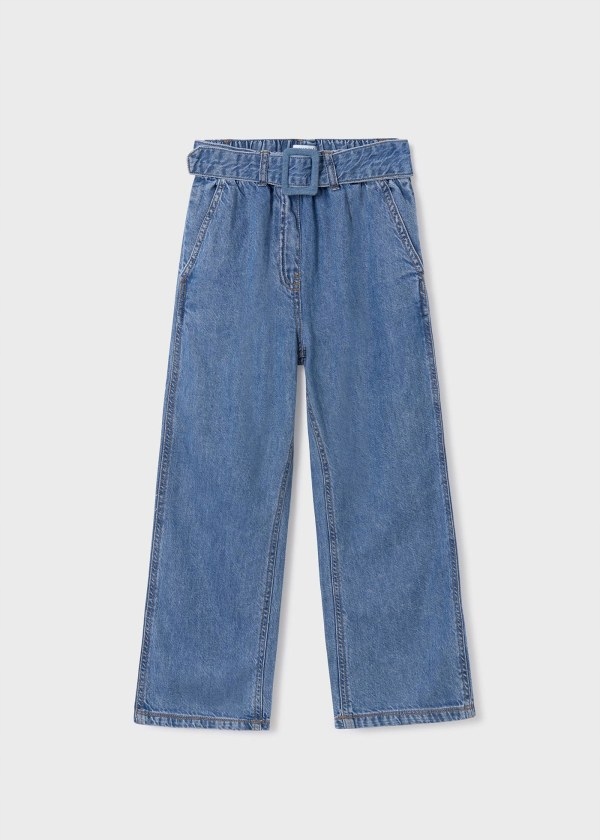 Długie spodnie jeansowe dla dziewczynki 6522 026 r 162