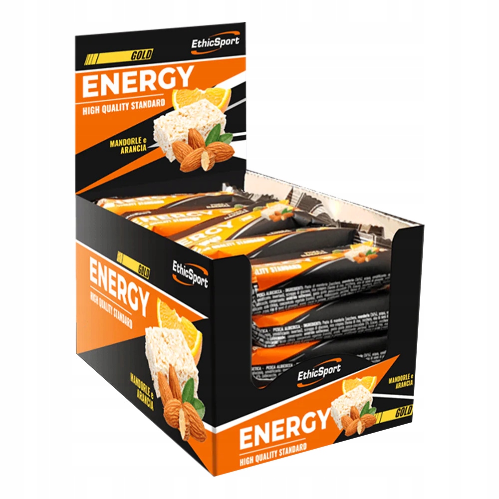 EthicSport Energy Gold 30 x 35 g - migdałowo-pomarańczowy