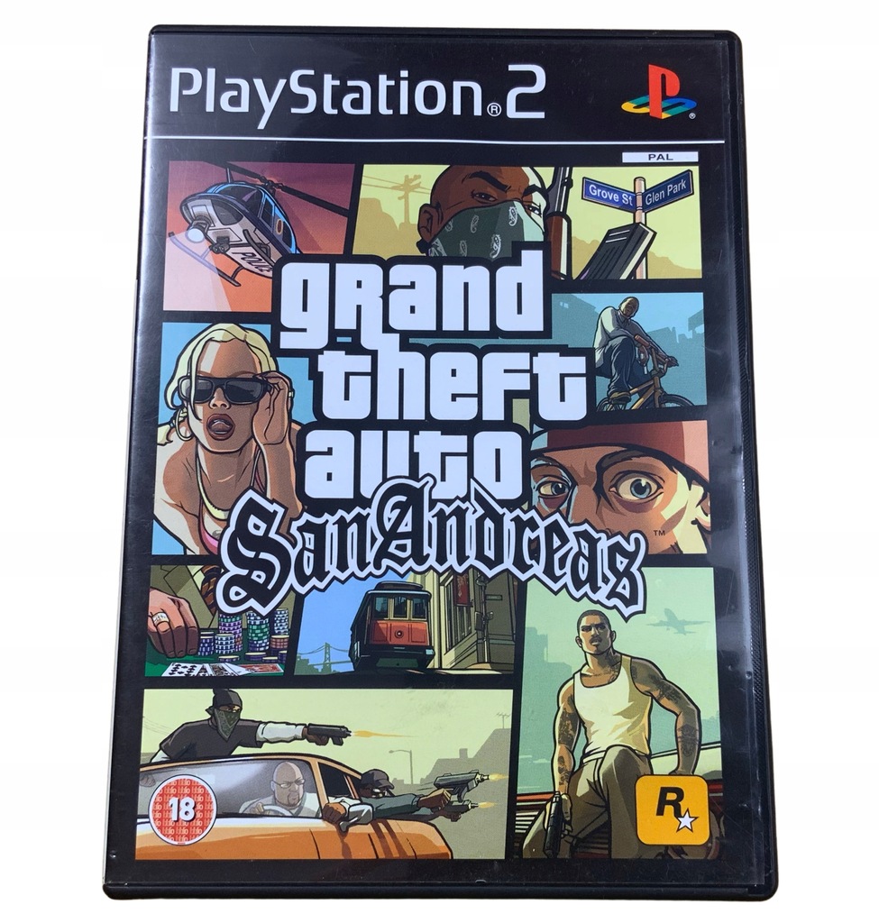 Купить GTA GRAND THEFT AUTO SAN ANDREAS BDB+ PS2 диск: отзывы, фото и ...