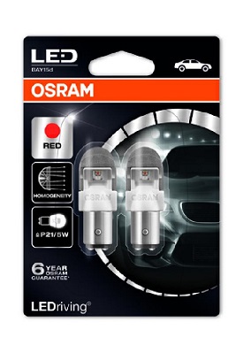 MODUŁ LED P21/5W 12V RED BRAK ECE BLISTER PODWÓJNY - 13928959274 ...