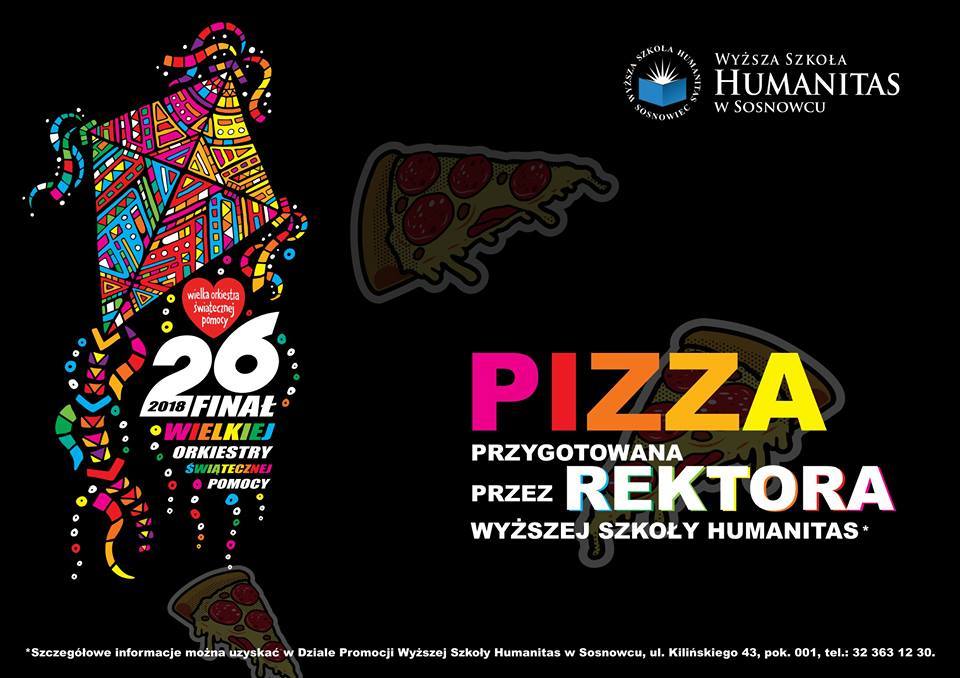 Pizza od Rektora Wyższej Szkoły Humanitas