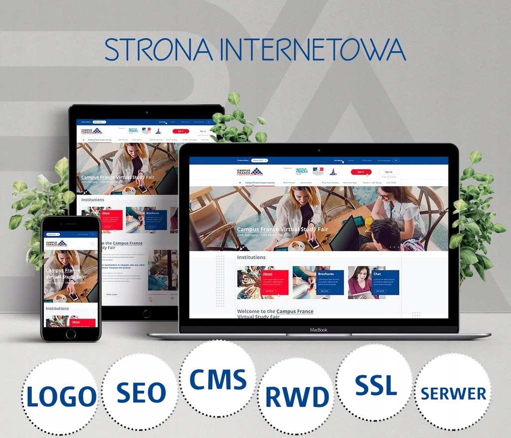 STRONA INTERNETOWA WWW +POZYCJONOWANIE SSL RWD CMS