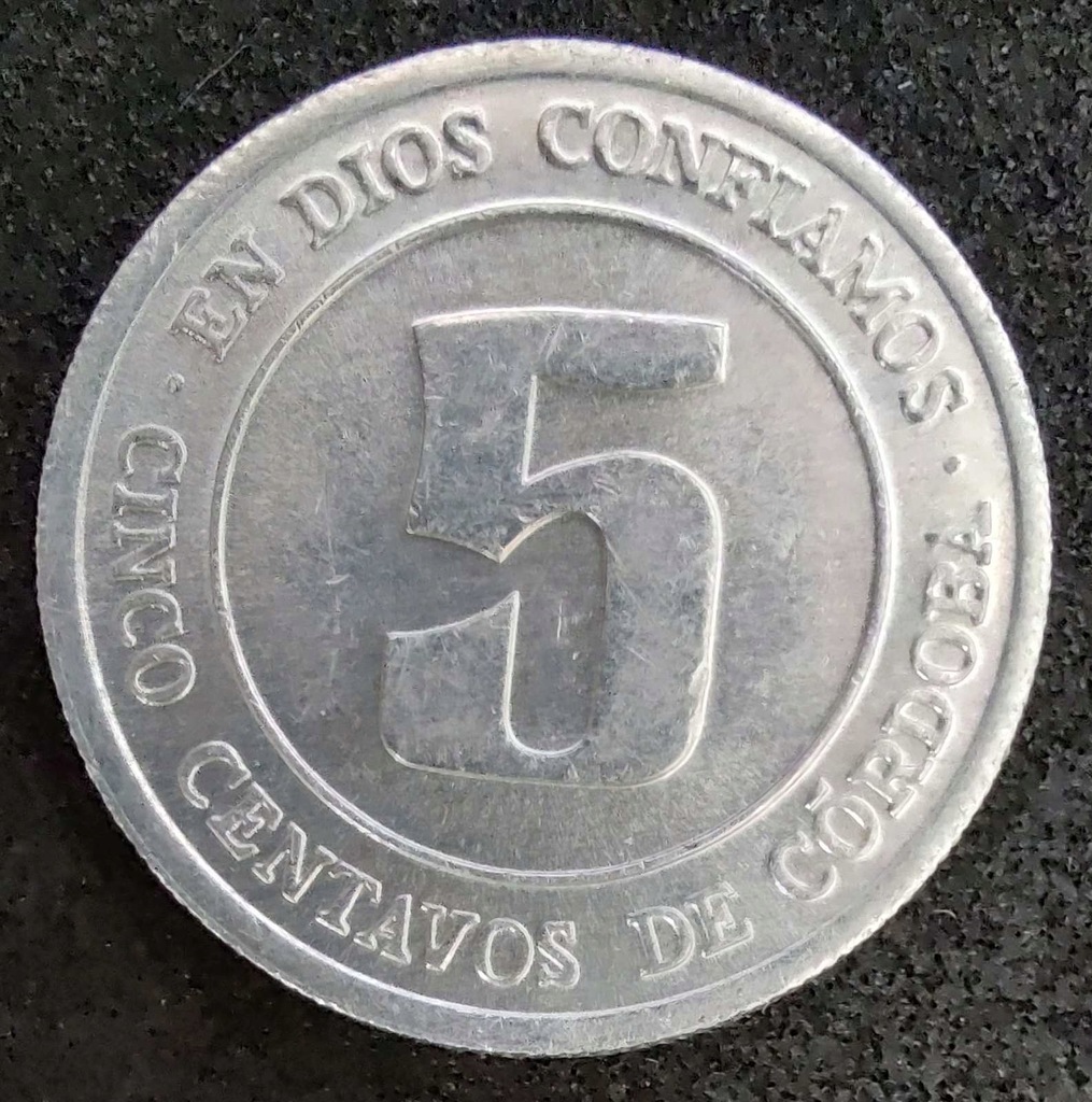 0922 - Nikaragua 5 centavo, 1974