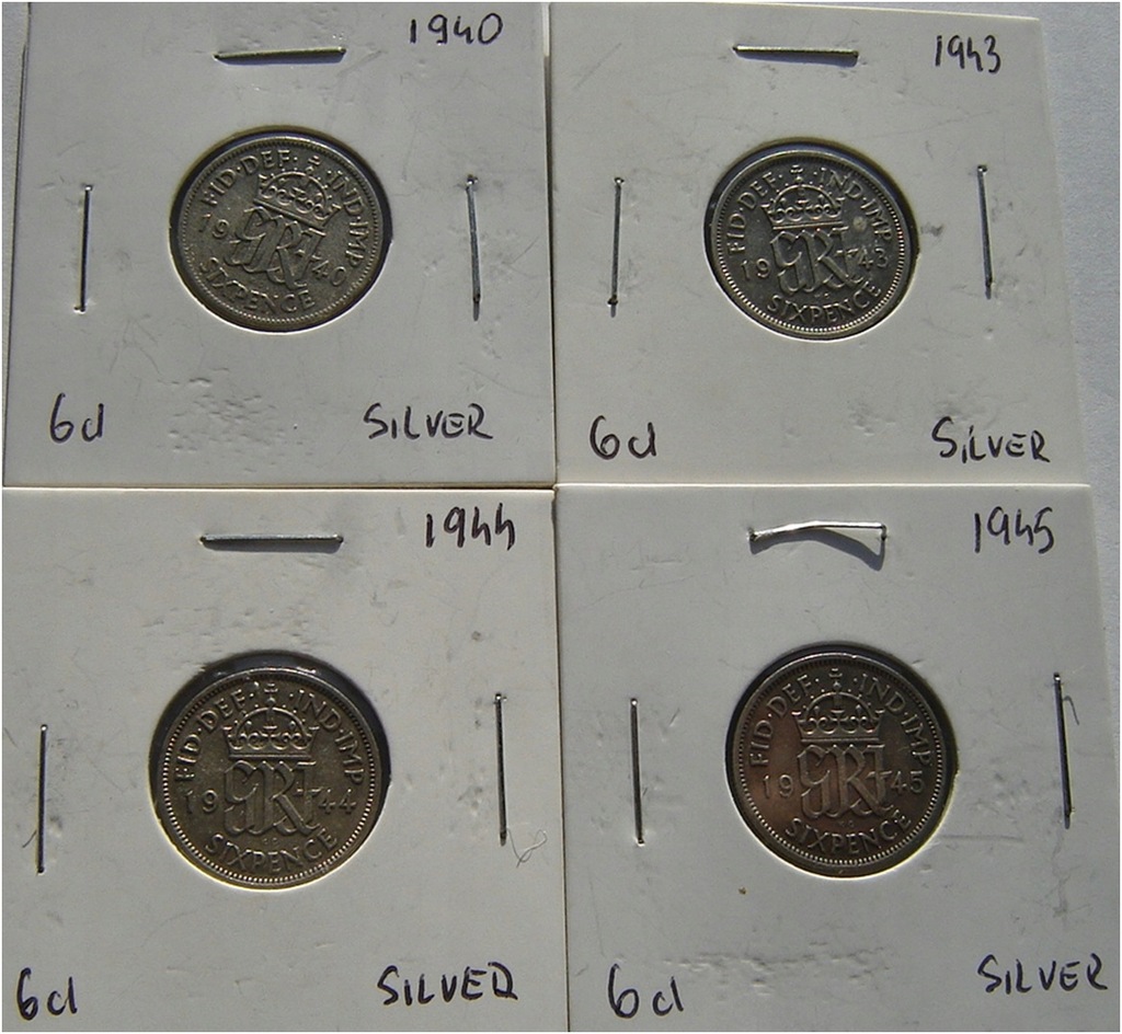 4 SZT 6 PENSÓWEK 1940,1943,1944,1945