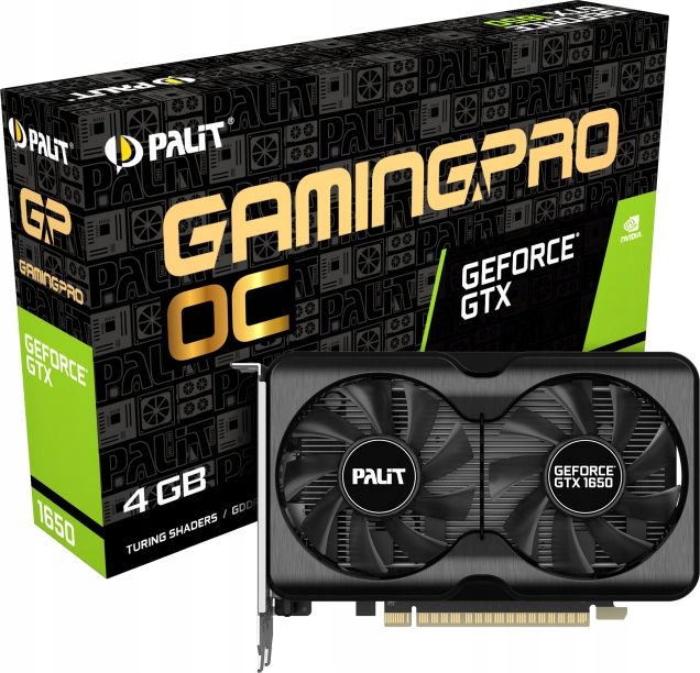 Купить Карта Palit GeForce GTX 1650 D6 GamingPro 4 ГБ DDR6: отзывы, фото, характеристики в интерне-магазине Aredi.ru