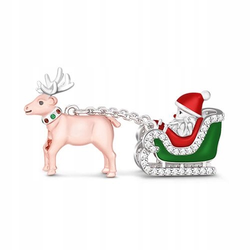 GNOCE - Charms podwójny Merry Christmas