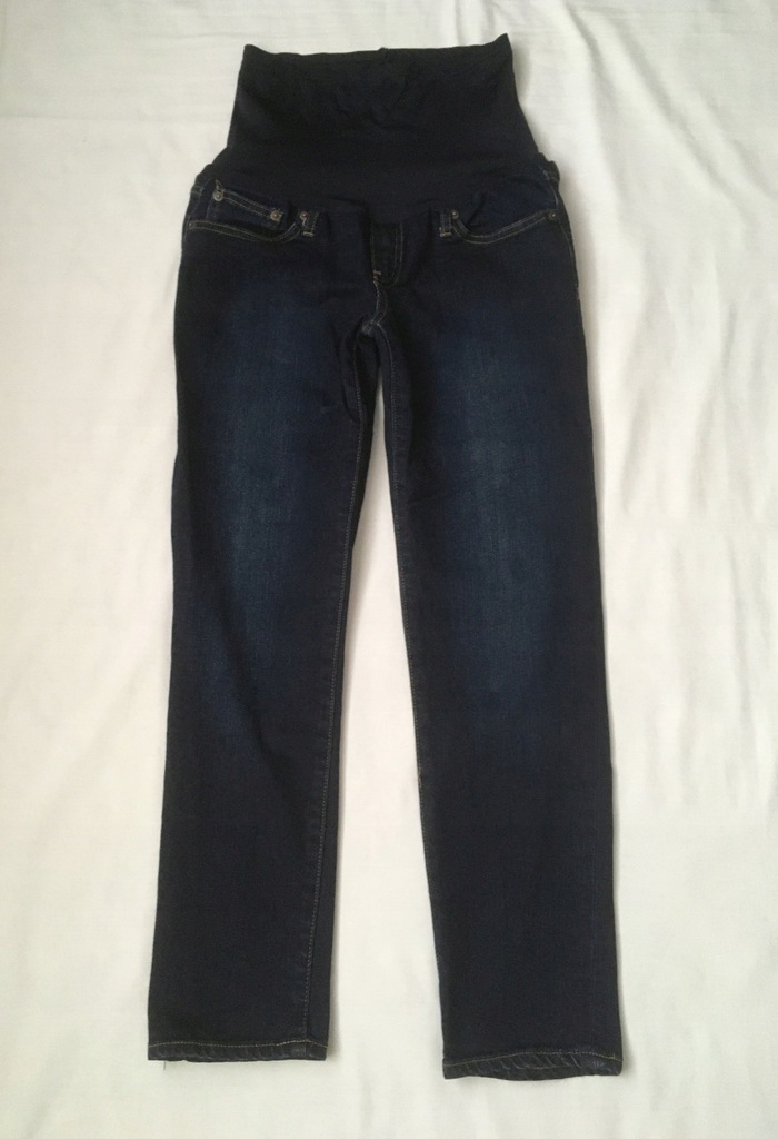 GAP MATERNITY CIĄŻOWE DŻINSY DENIM R.28 38 40 ?