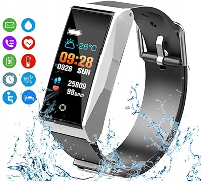 SMARTBAND OPASKA MONITORUJĄCA PULSOMETR