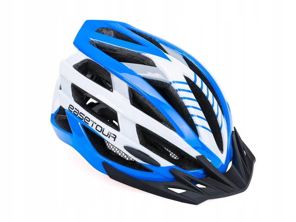 Kask rowerowy roz. M/L IN-MOLD biało-niebieski