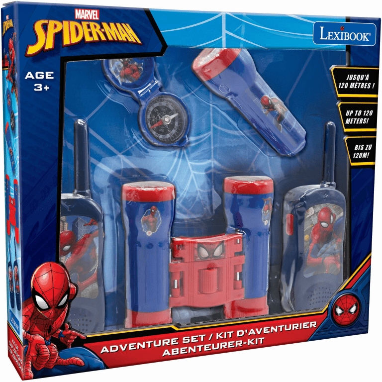 Zestaw przygodowy Spider-Man z krótkofalówkami