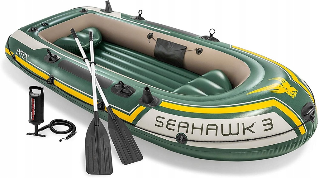 INTEX SEAHAWK 3 PONTON 3-OSOBOWY POMPKA WIOSŁA