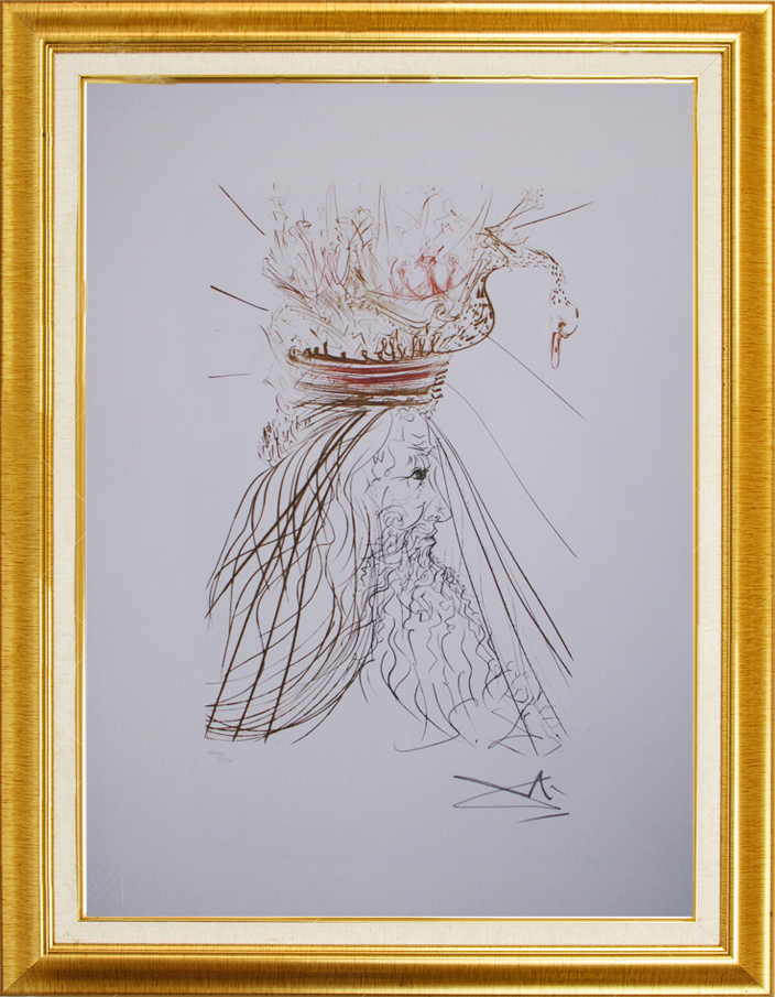 *Salvador DALI* – „Tristan i Izolda", sygnow,